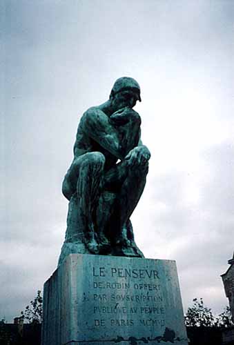 Paris photos - Muse Rodin - Sculpture Le Penseur